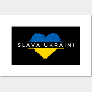 SLAVA UKRAINI Posters and Art